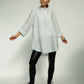 Dara Linen shirt : Limited Edition : white stripe linen