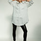 Dara Linen shirt : Limited Edition : white stripe linen