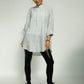 Dara Linen shirt : Limited Edition : white stripe linen