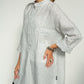 Dara Linen shirt : Limited Edition : white stripe linen