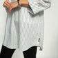 Dara Linen shirt : Limited Edition : white stripe linen