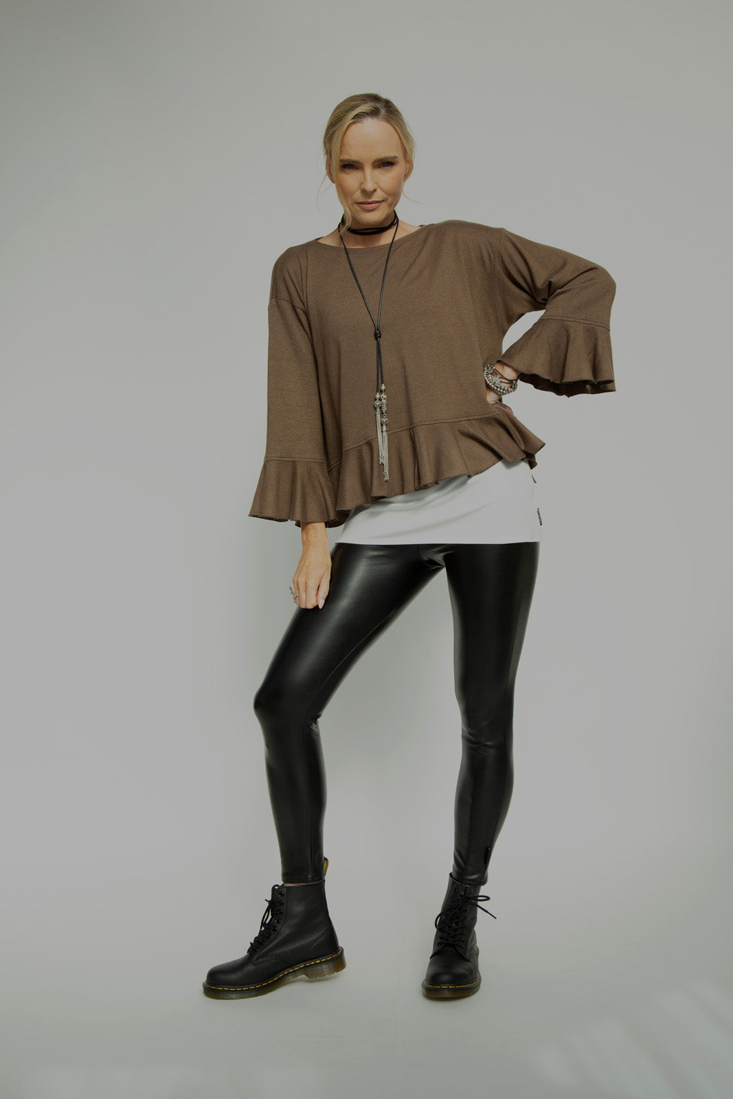 Knit Poppy Top : Tabac