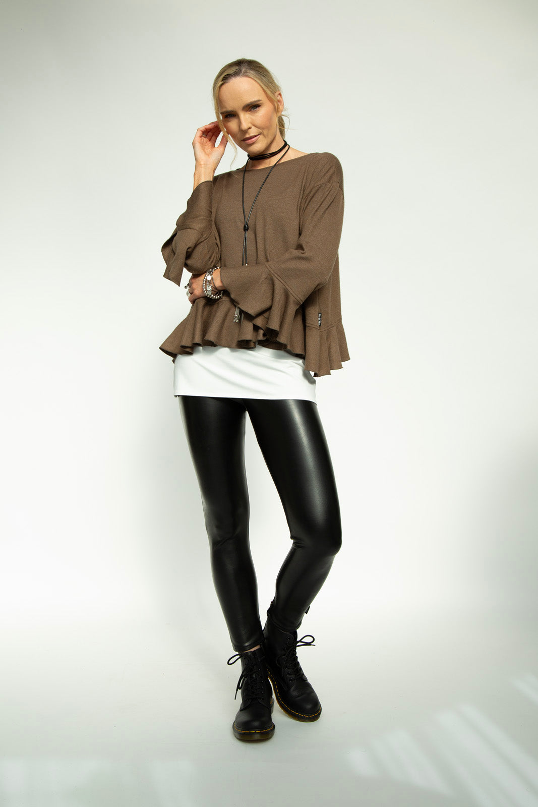Knit Poppy Top : Tabac