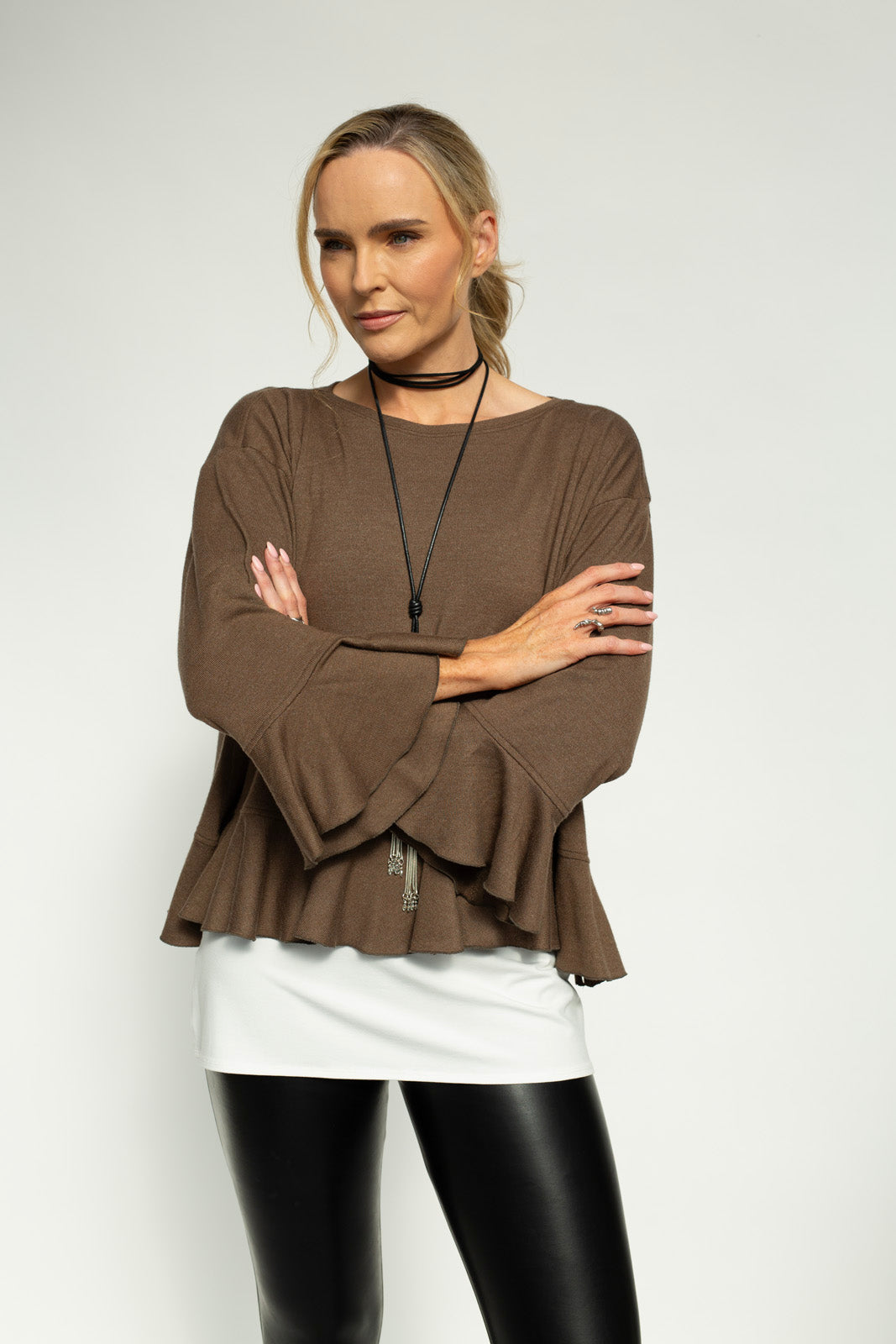 Knit Poppy Top : Tabac