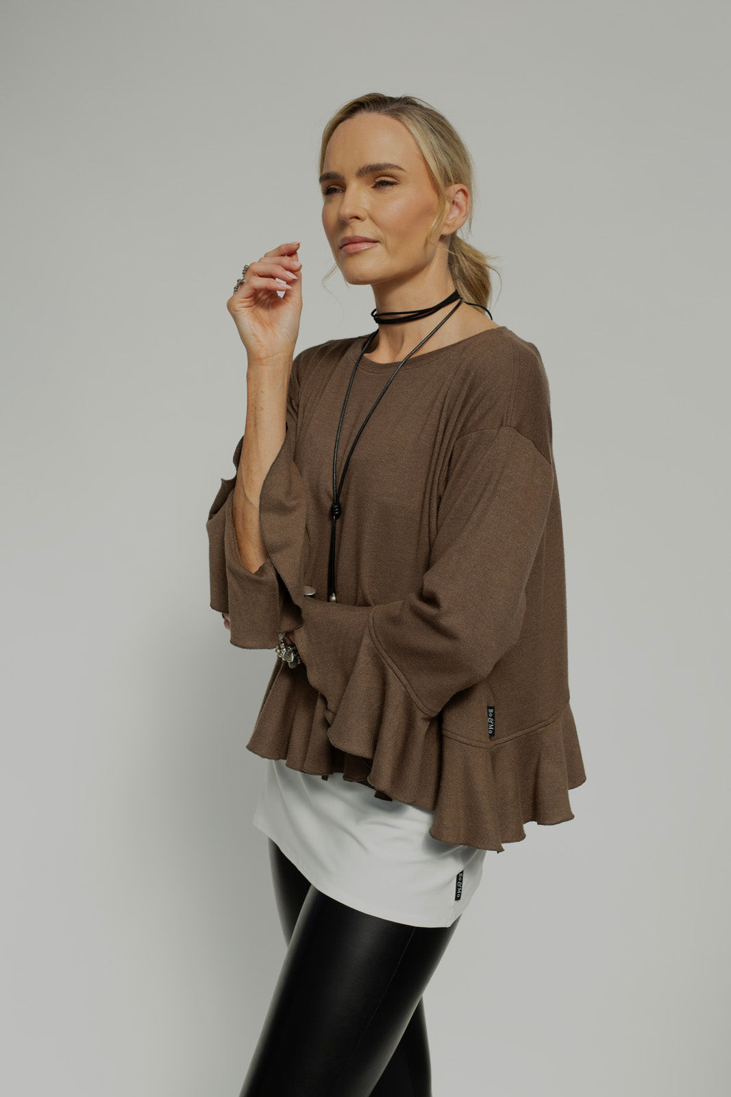 Knit Poppy Top : Tabac