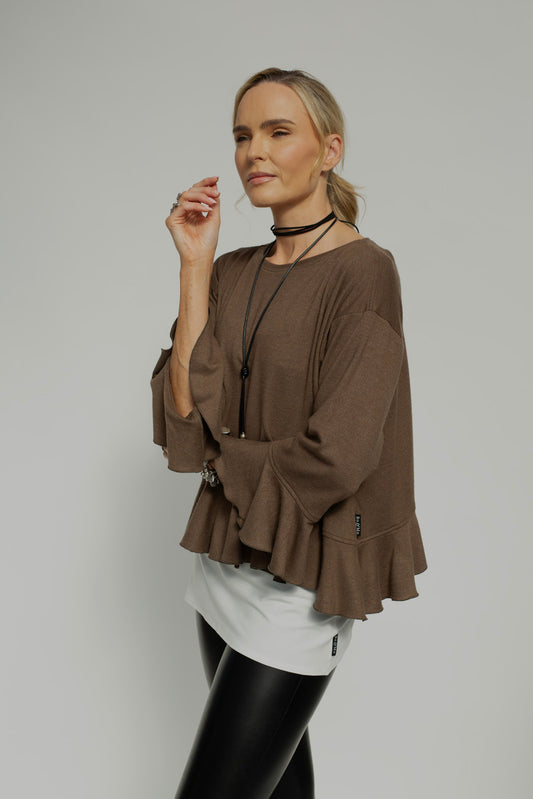 Knit Poppy Top : Tabac