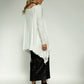 Monique Viscose Jersey Frill Hem Tunic (Soft White)
