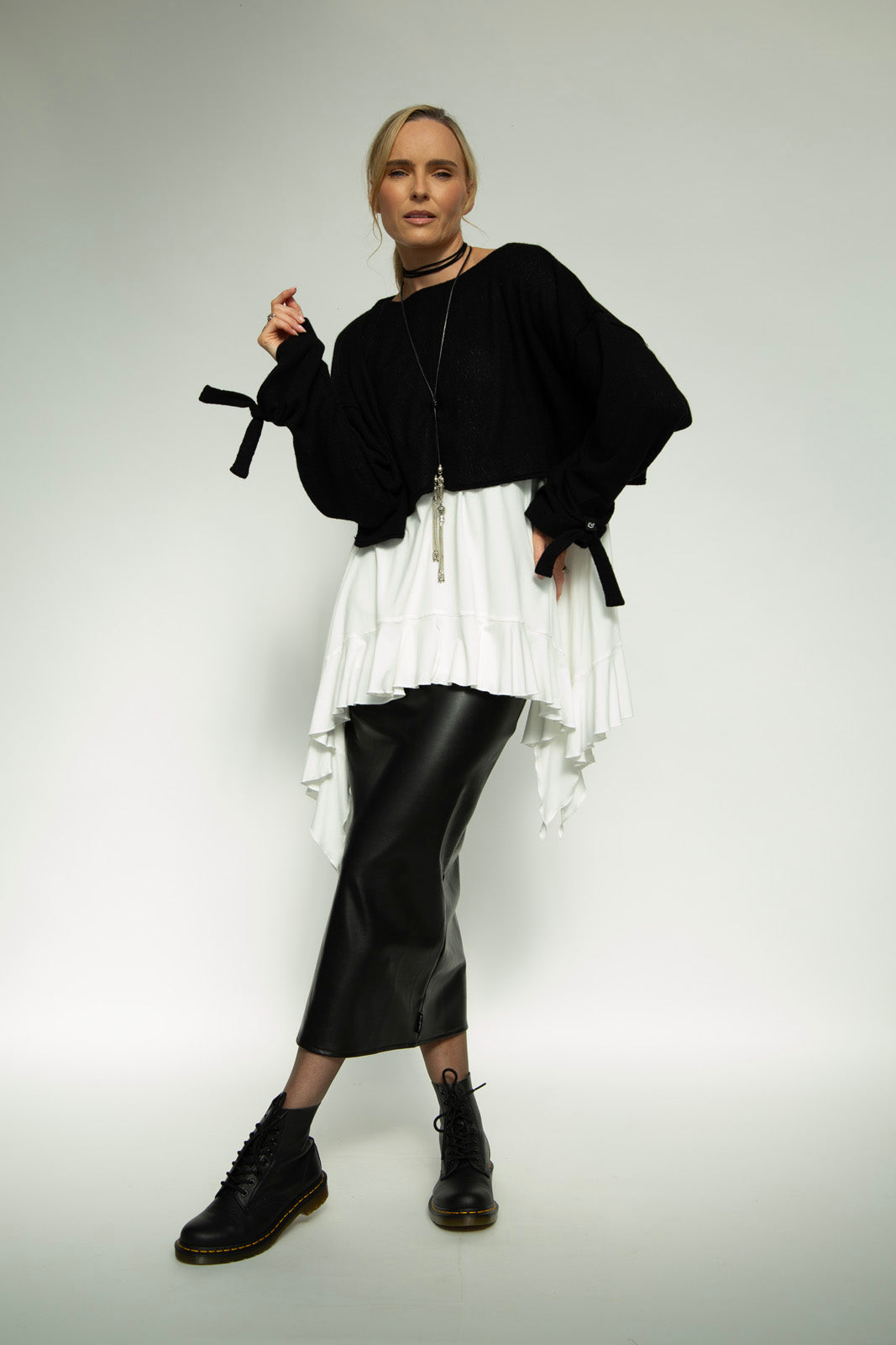 Zizi cashmere Jumper : Black