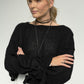 Zizi cashmere Jumper : Black