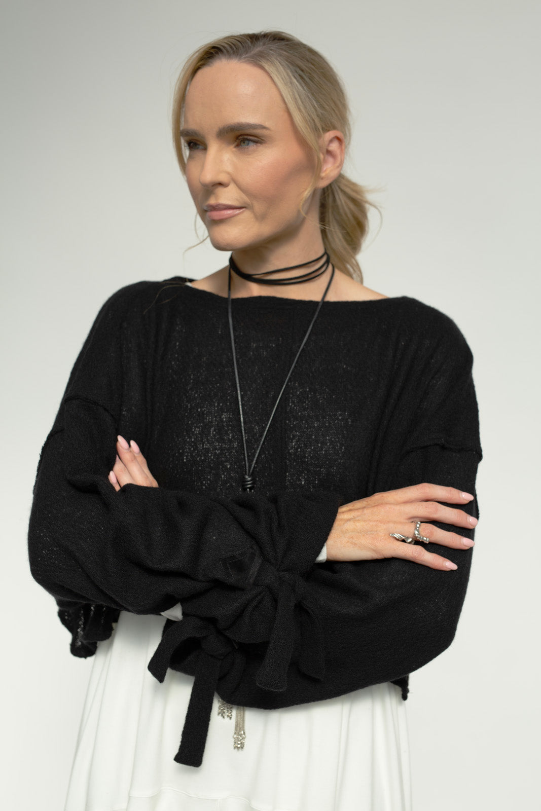 Zizi cashmere Jumper : Black