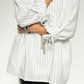 Sara White Stripe Linen Tunic (v1)