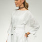 Sara White Stripe Linen Tunic (v1)