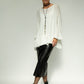 Blair Viscose Knit Oversize Frill Hem Tunic (Soft White)