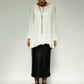 Blair Viscose Knit Oversize Frill Hem Tunic (Soft White)