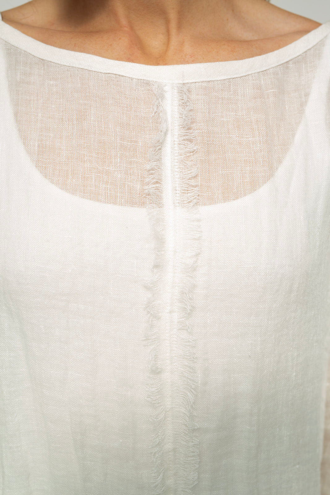 Kaia Linen tunic : Limited Edition : Ecru