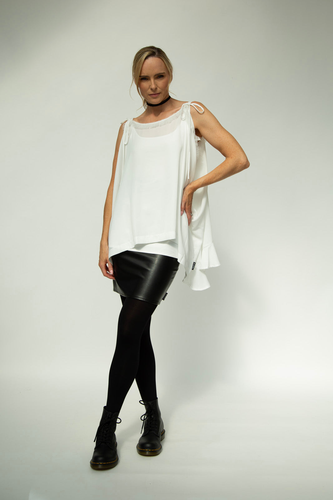 Kathryn Oversize Top (Ecru)