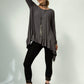 Monique Frill Hem Tunic (Antracite)