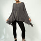 Monique Frill Hem Tunic (Antracite)