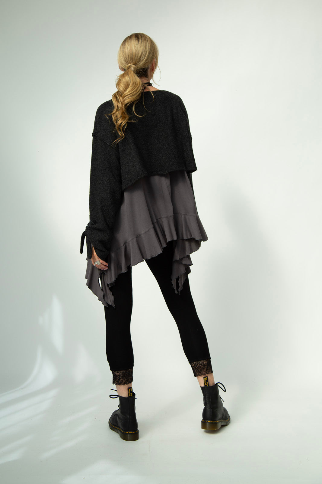 Monique Frill Hem Tunic (Antracite)