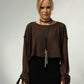 Zizi cashmere Jumper : Tabacco