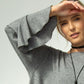 Knit Poppy Top : Grigio
