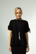 Kanchan Viscose Jersey Oversize Tee (black)