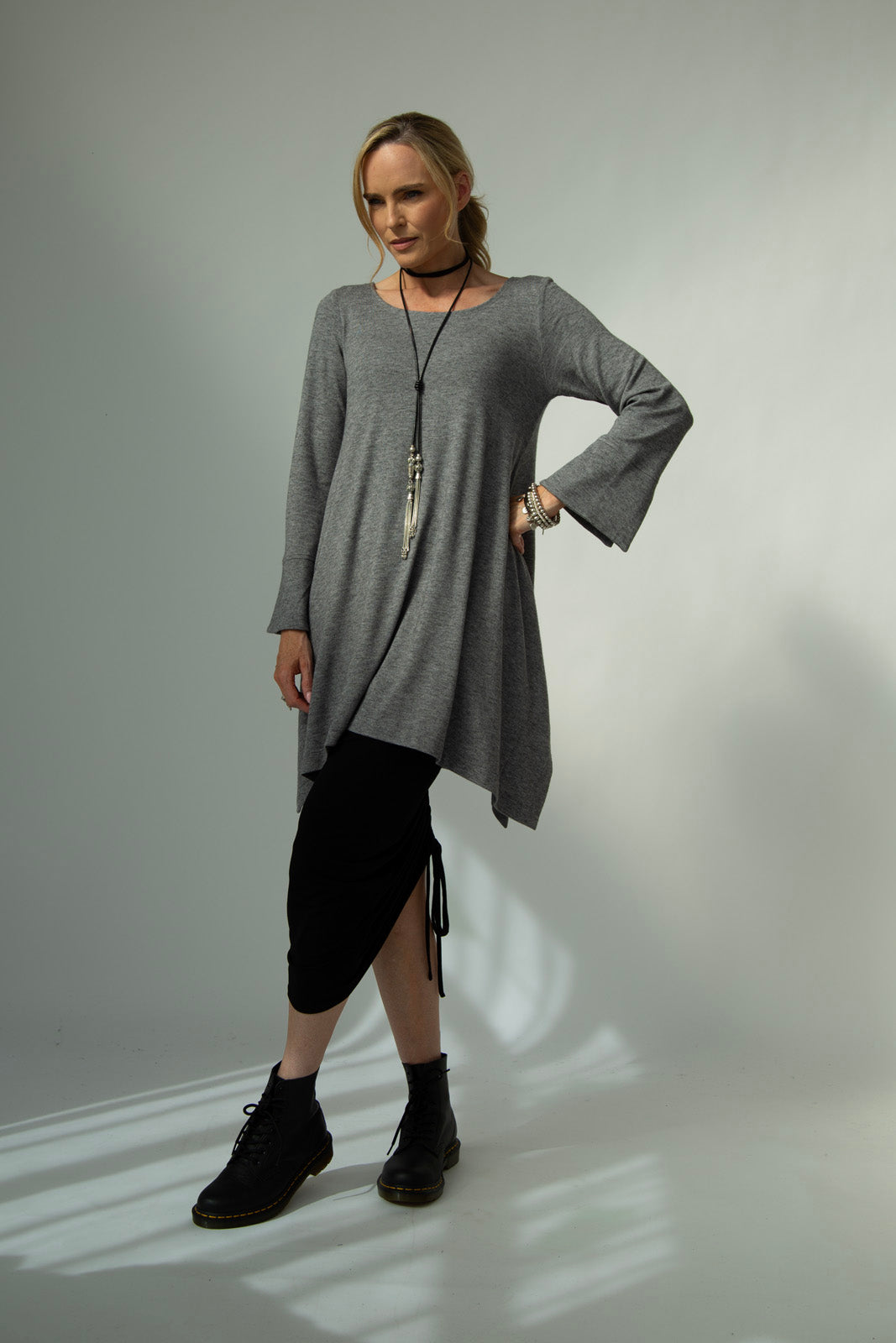 The 'Kiera' Tunic: Grigio