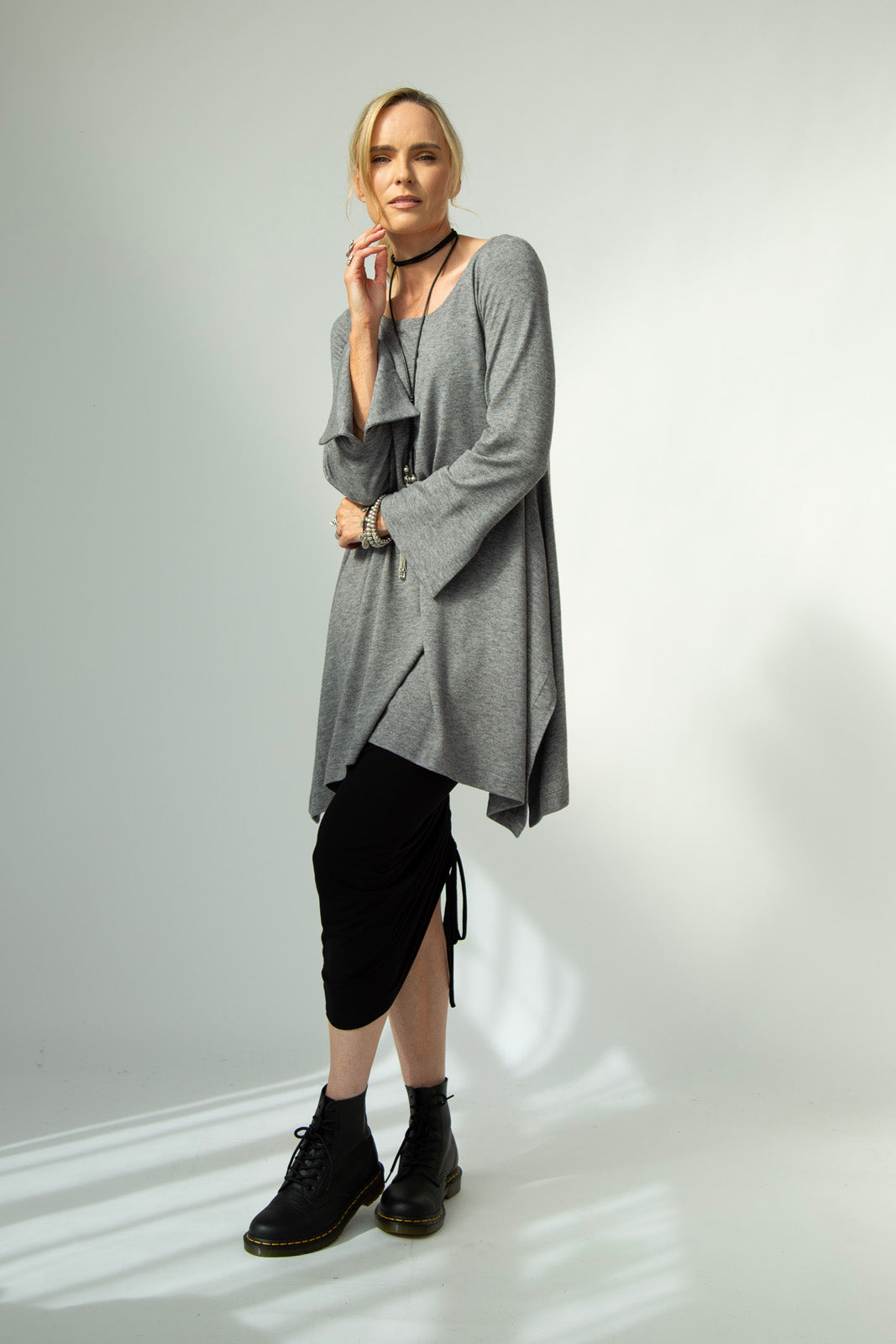 The 'Kiera' Tunic: Grigio