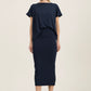 Navy Bardot Skirt
