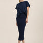Navy Bardot Skirt
