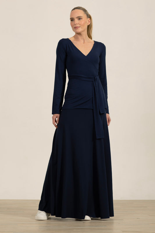 Navy Swan Skirt