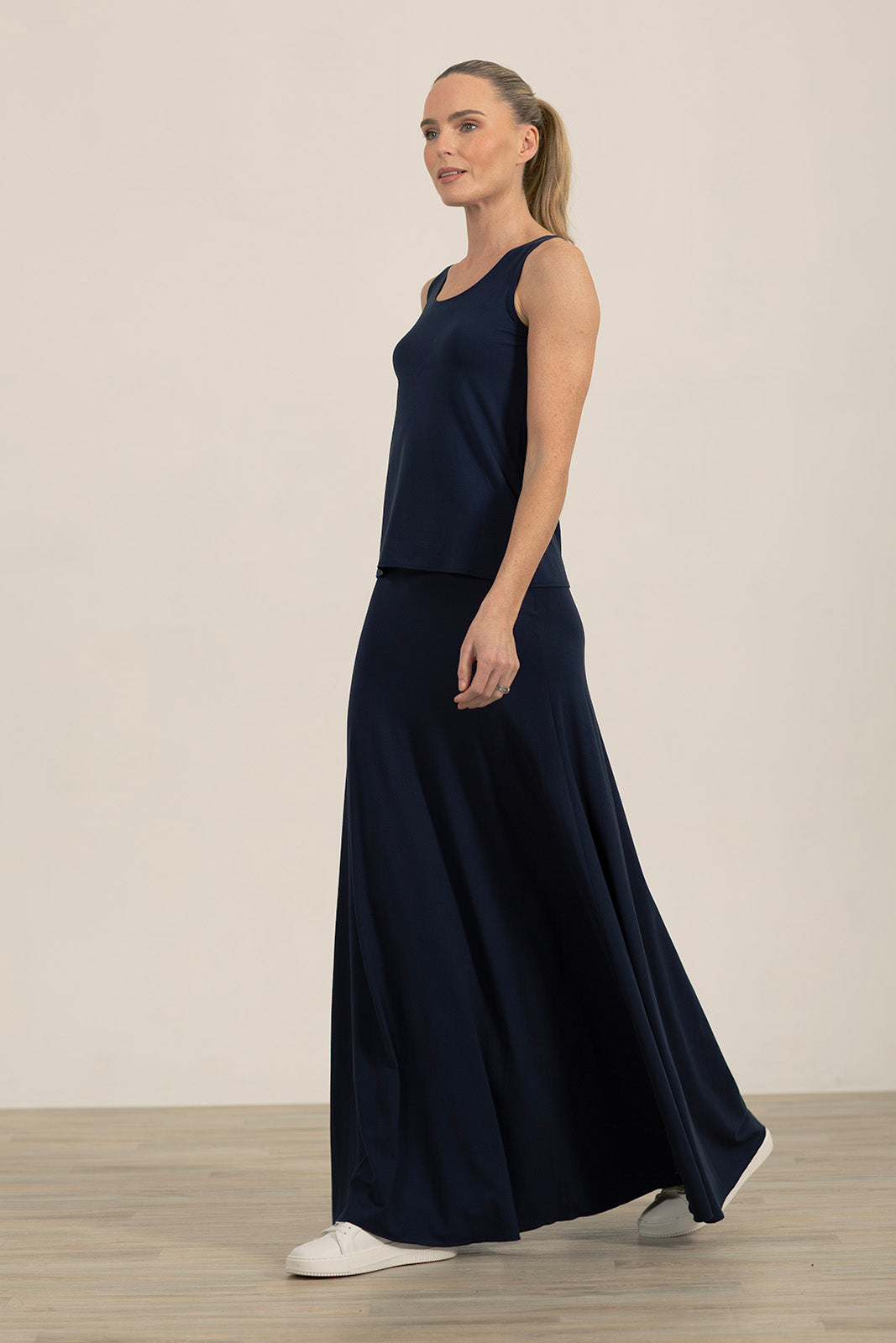 Navy Swan Skirt