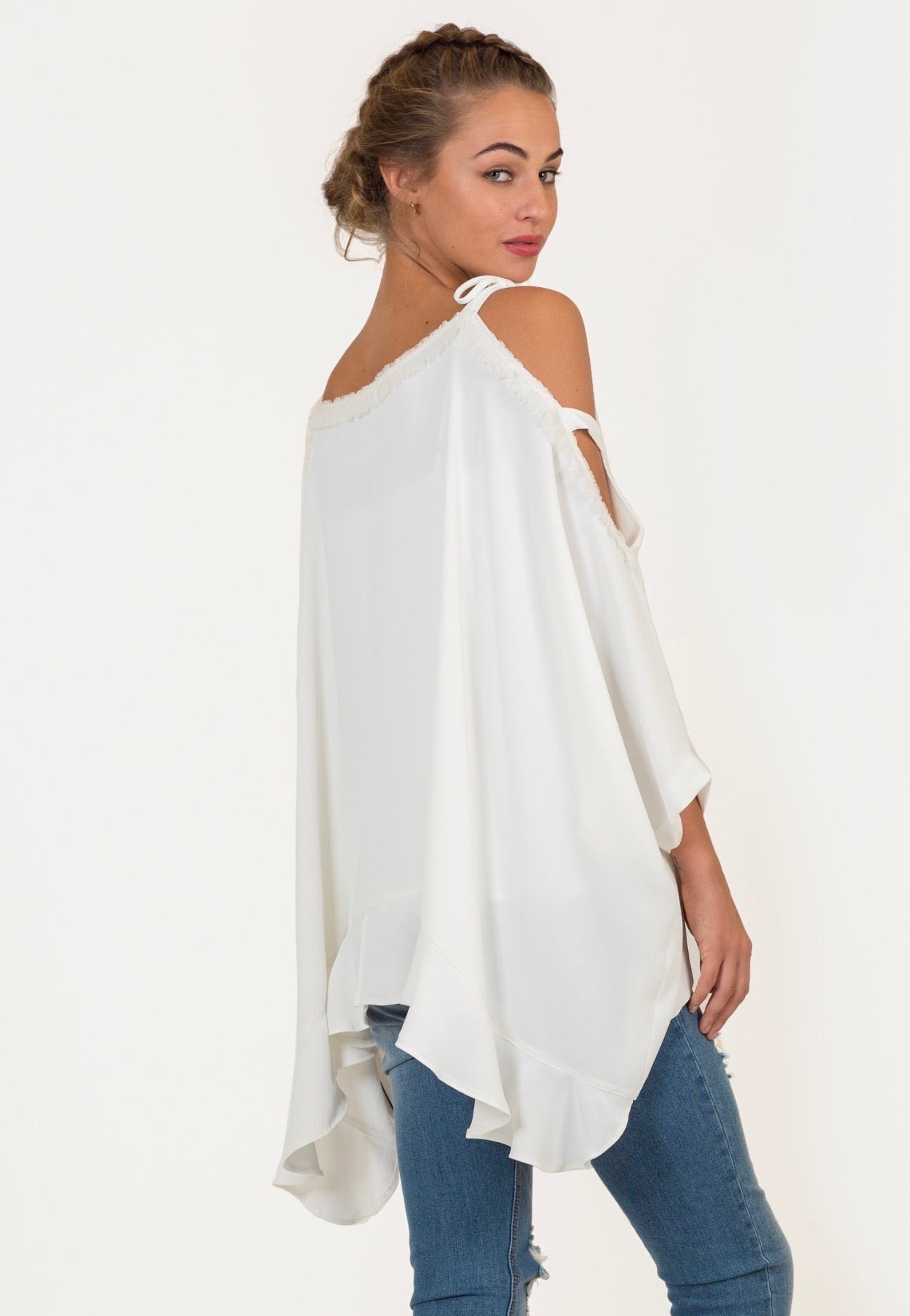 Kathryn Oversize Top (Ecru)