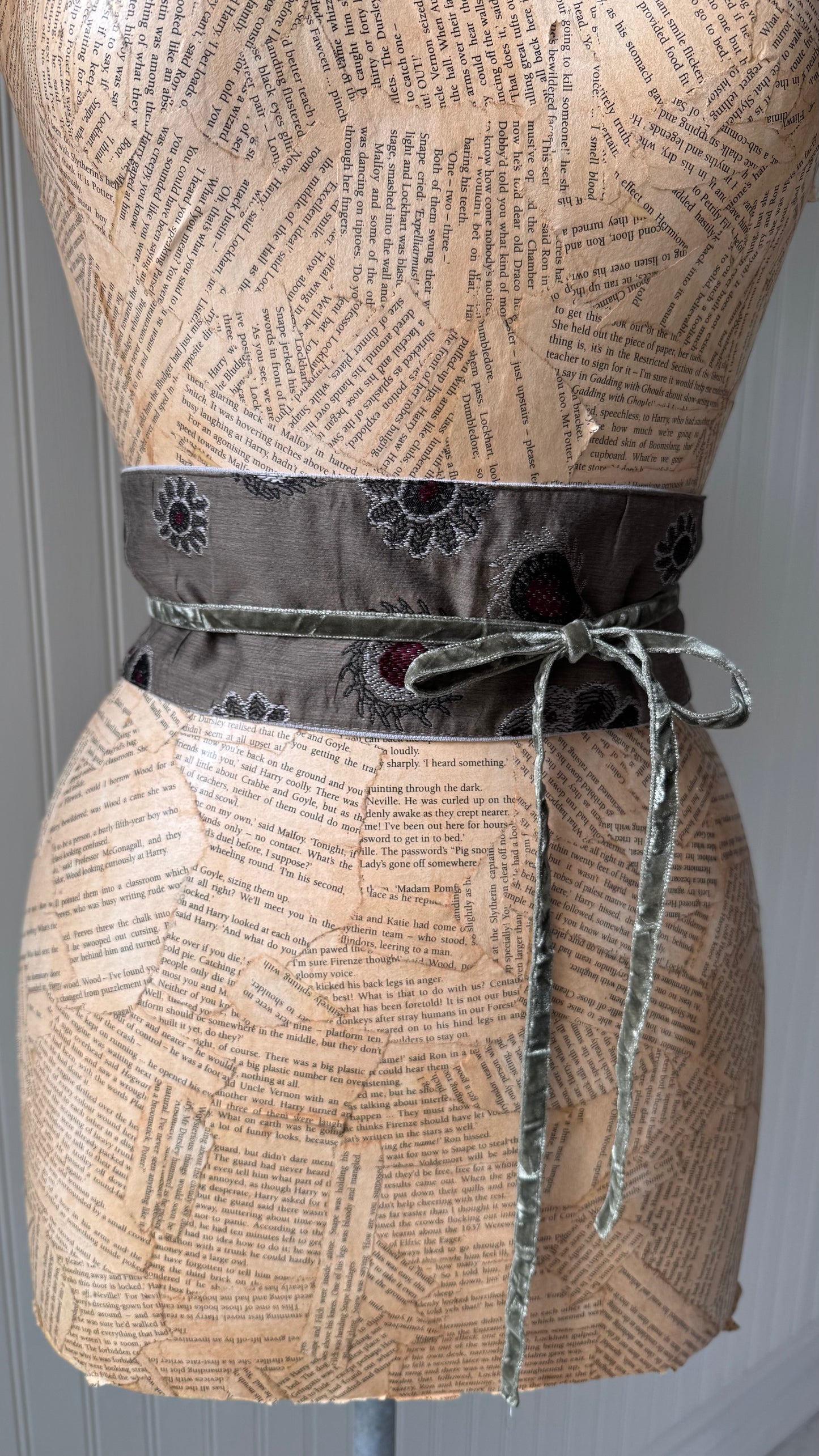 Jacquard Obi belt