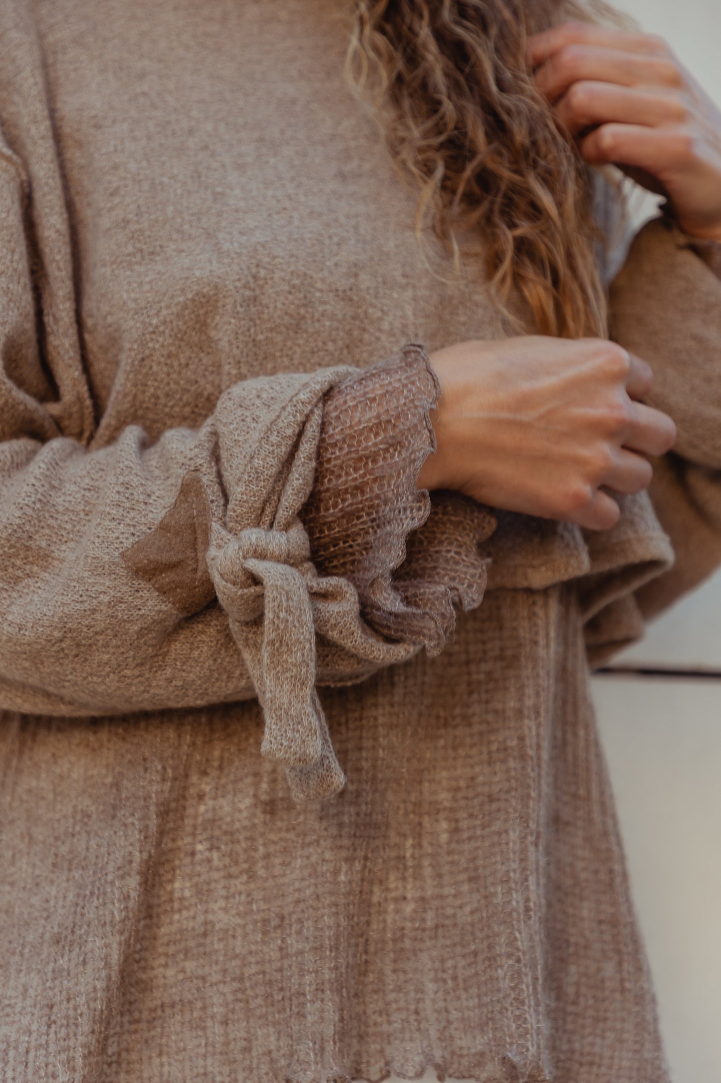 Zizi cashmere Jumper ( Sand)