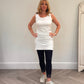 Abby long layering vest