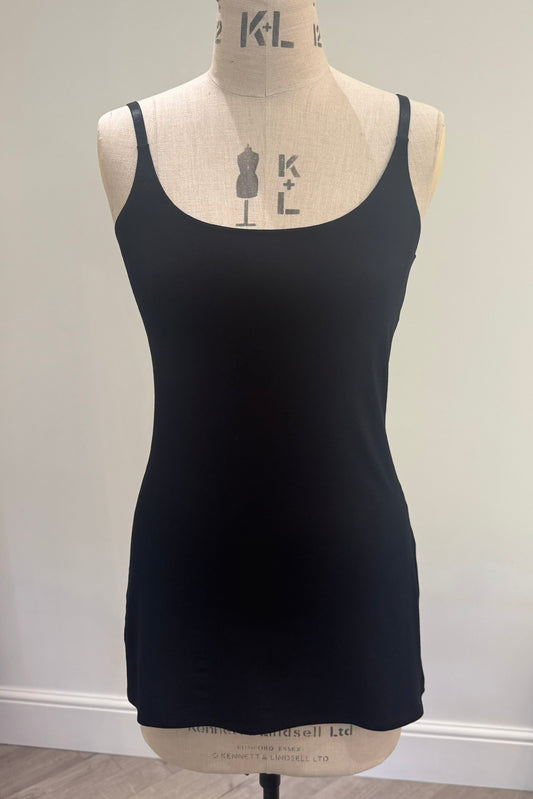 Kira Mid-length Layering Vest ( black)