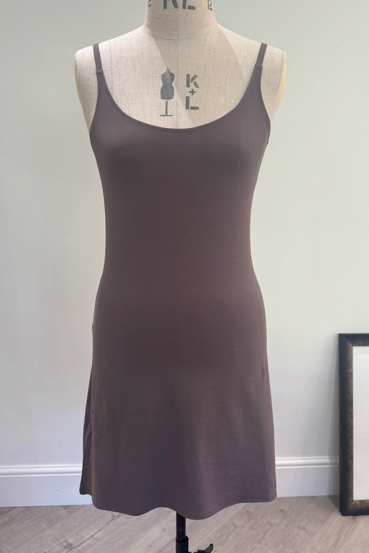 Fleur Long Layering Vest (Mink)