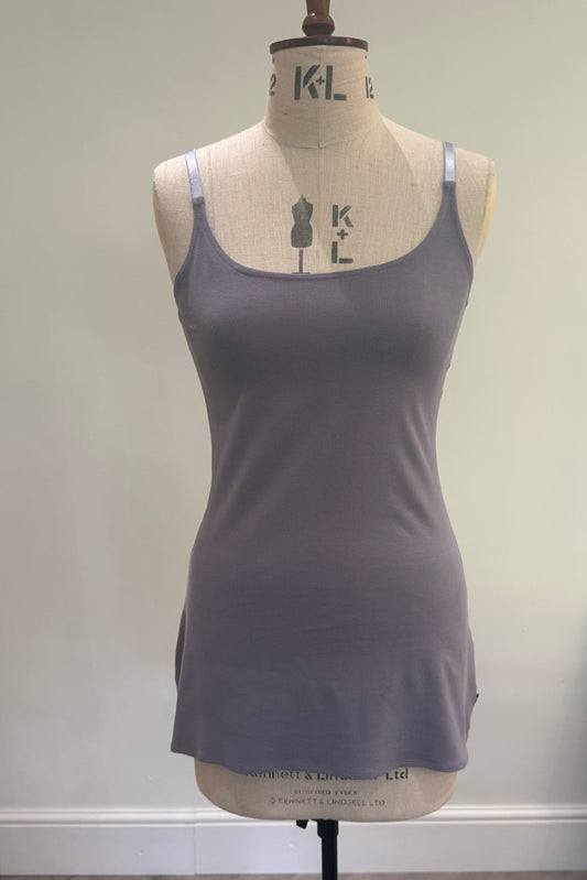 Kira Mid-length Layering Vest (Silver Frost)