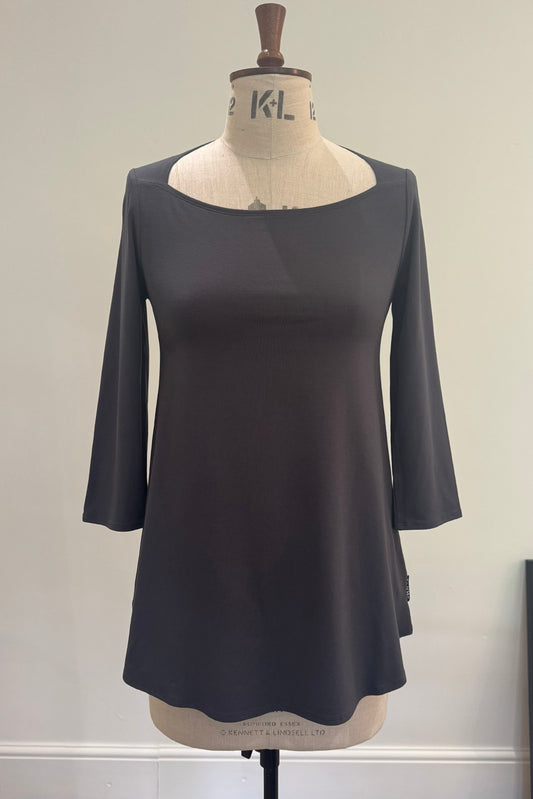 Iris 3/4 Sleeve Viscose Jersey Top (Lead)