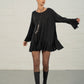 Cassia Black Lux Crepe Tunic