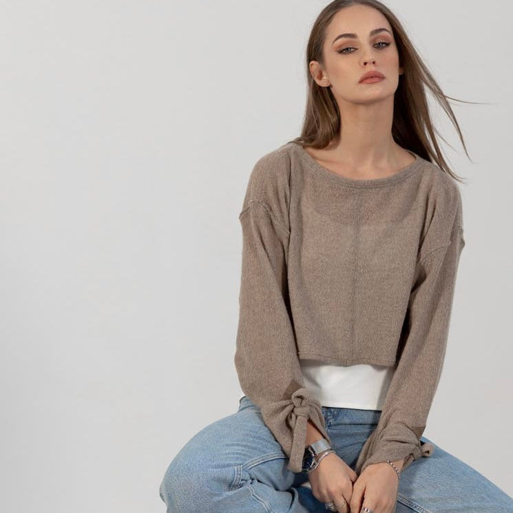 Zizi cashmere Jumper ( Sand)