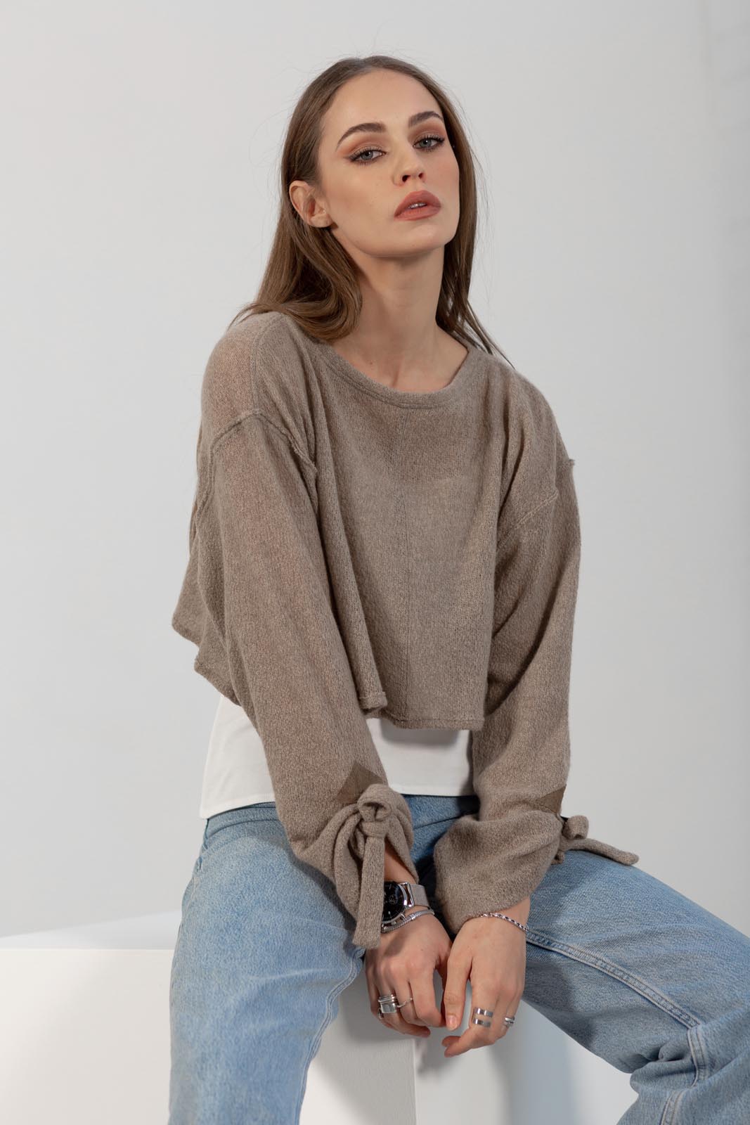 Zizi cashmere Jumper ( Sand)