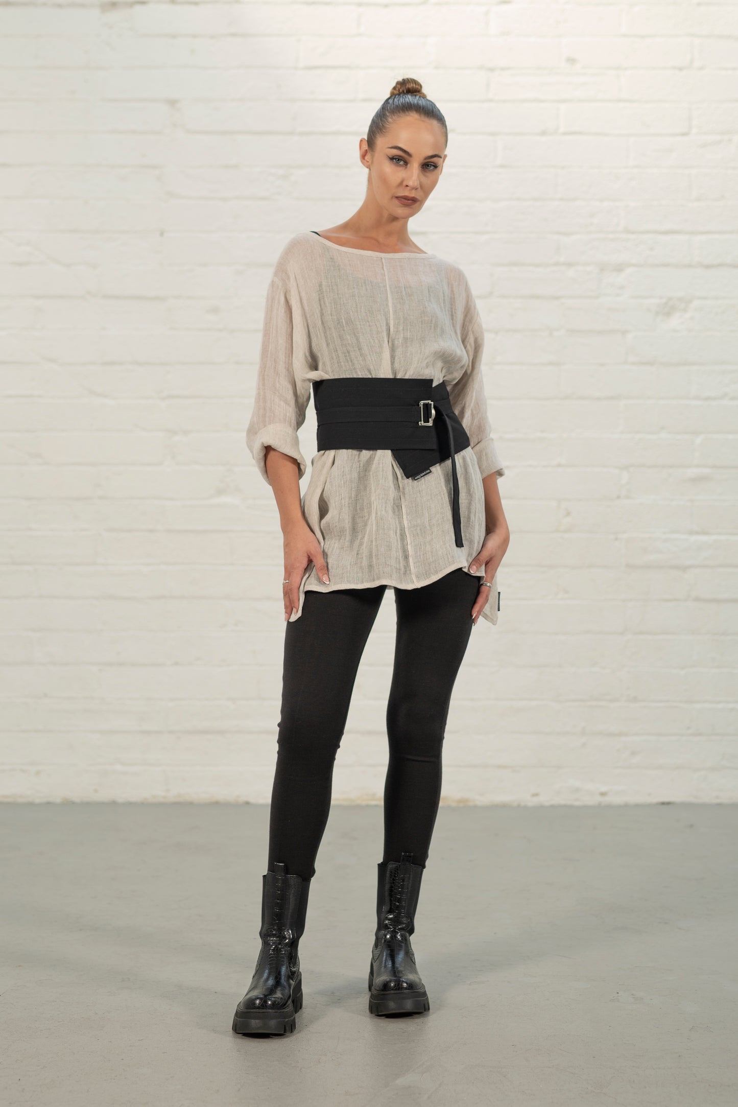 Silva Oat linen Tunic