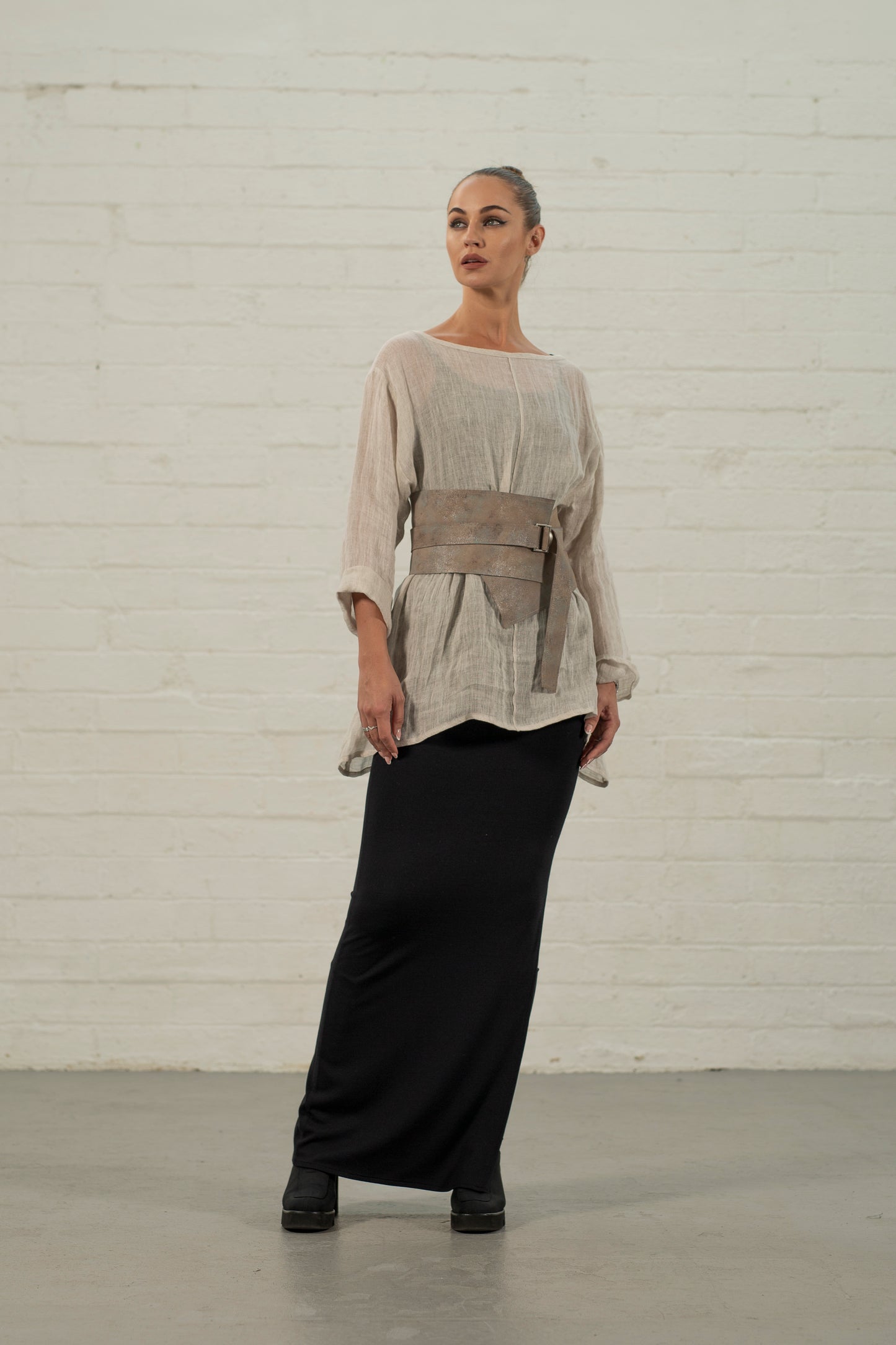 Silva Oat linen Tunic