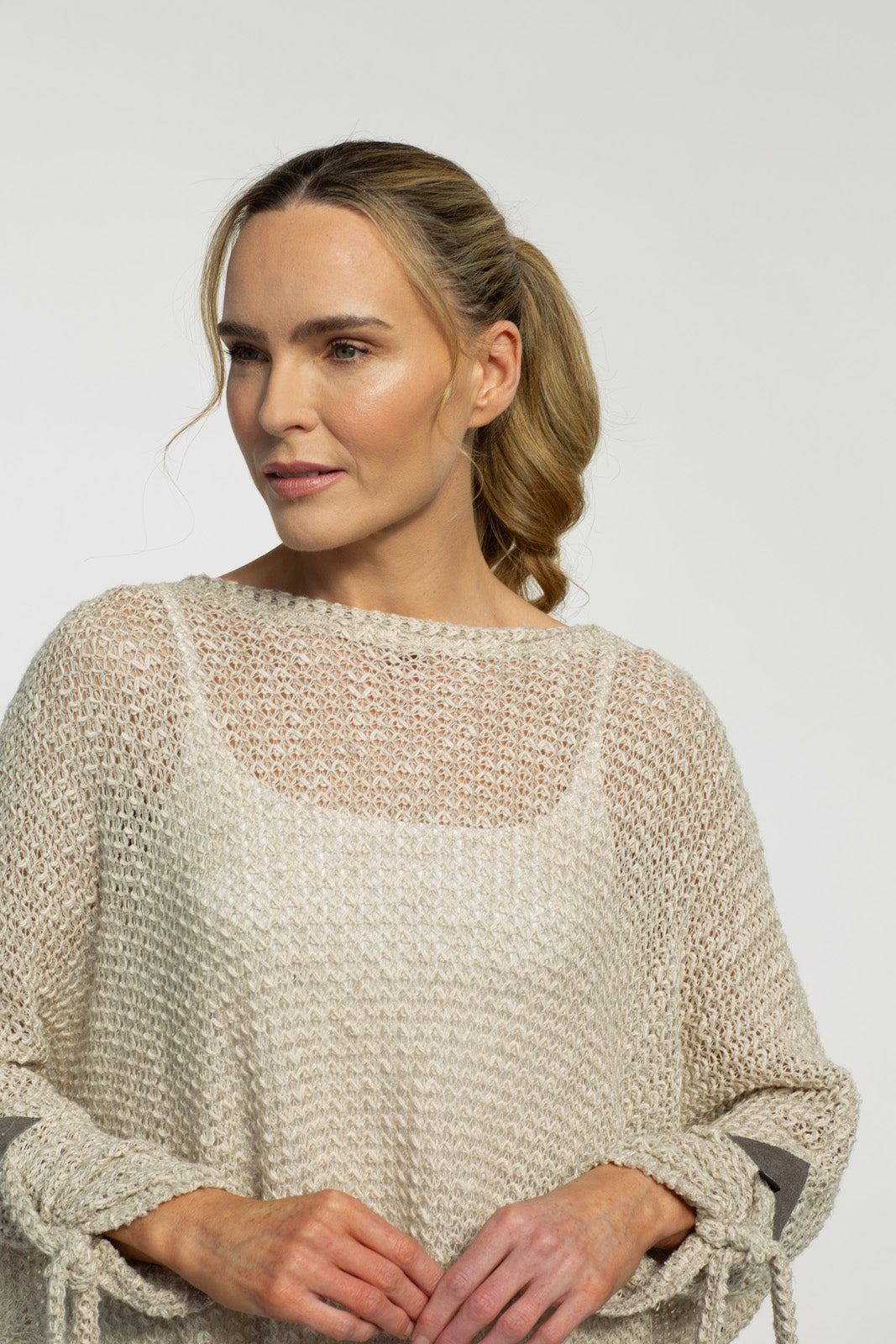Corina Knit Jumper Flax : Limited Edition