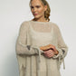 Corina Knit Jumper Flax : Limited Edition
