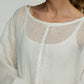 Kaia Linen tunic : Limited Edition : Ecru