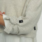 Scottie Crop Ribbed Jumper (Flax): Limited Edition