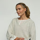 Scottie Crop Ribbed Jumper (Flax): Limited Edition